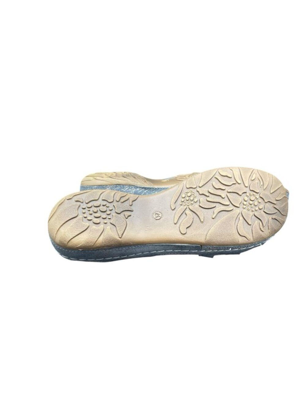 Flexus by Spring Step Sandals Women's 41 US 11 Blue Metallic Floral Comfort NWT - Picture 6 of 8
